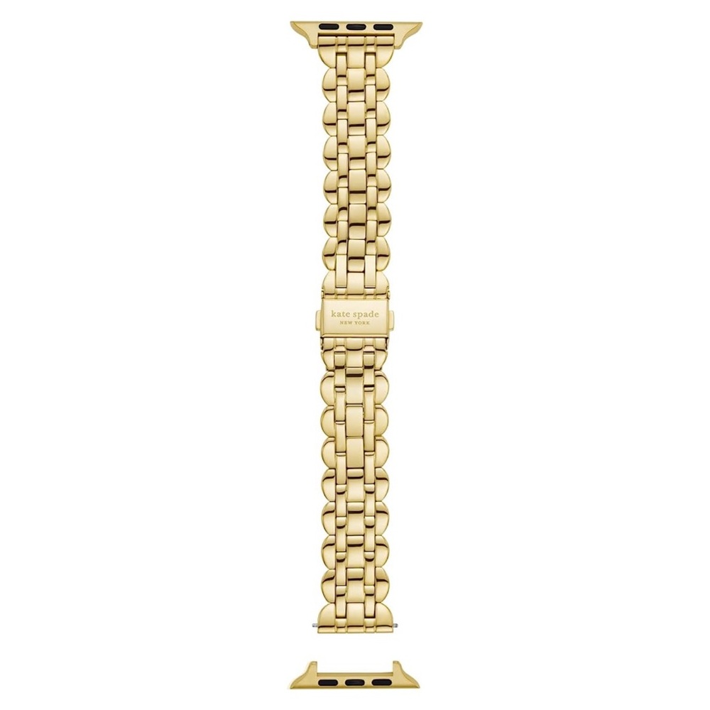 Kate Spade Gold-tone Scalloped Stainless Steel Bracelet 38/40mm Apple Watch Band